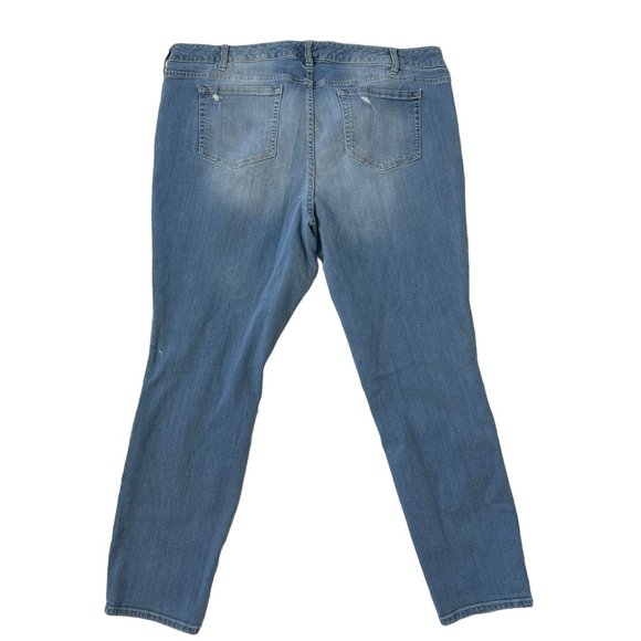 Torrid Premium Distressed Boyfriend Jeans 24R - Picture 2 of 10